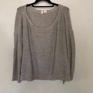 💥MOVING SALE💥Anthropologie Grey Marled Sweater
